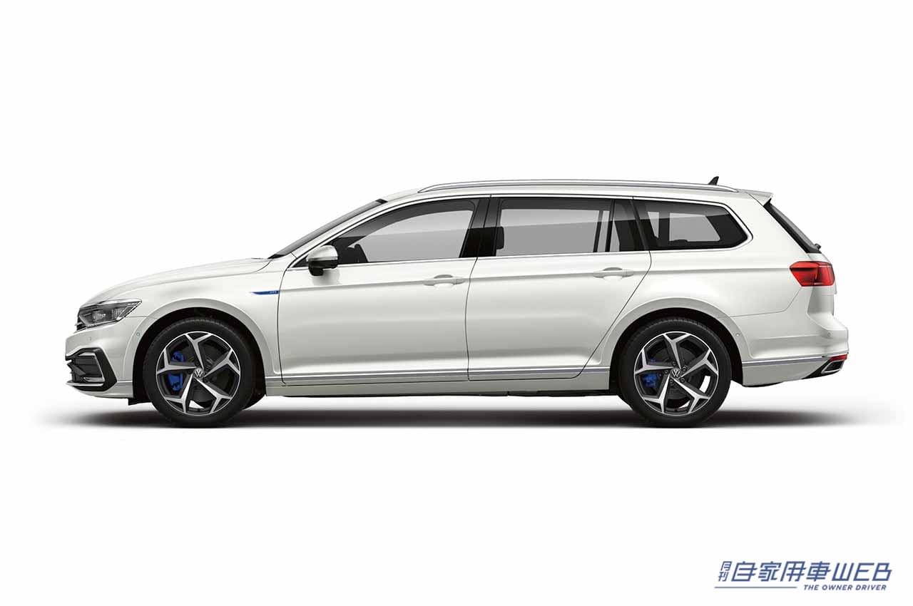 Passat GTE Variant|オリックスホワイトマザーオブパールエフェクト|バッテリー容量約30%増強、プラグインハイブリッドモデル【新型Passat GTE Variant】発表
