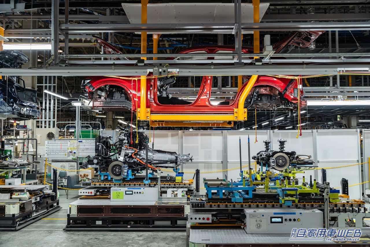 |マツダCX-60、山口県マツダ防府工場でラインオフ! 欧州向けに4月下旬から出荷開始!!