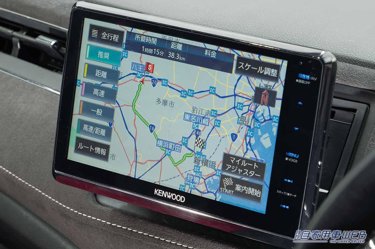 |8型フローティングディスプレイ搭載で、軽自動車やコンパクトカーとの相性も抜群【彩速ナビ】