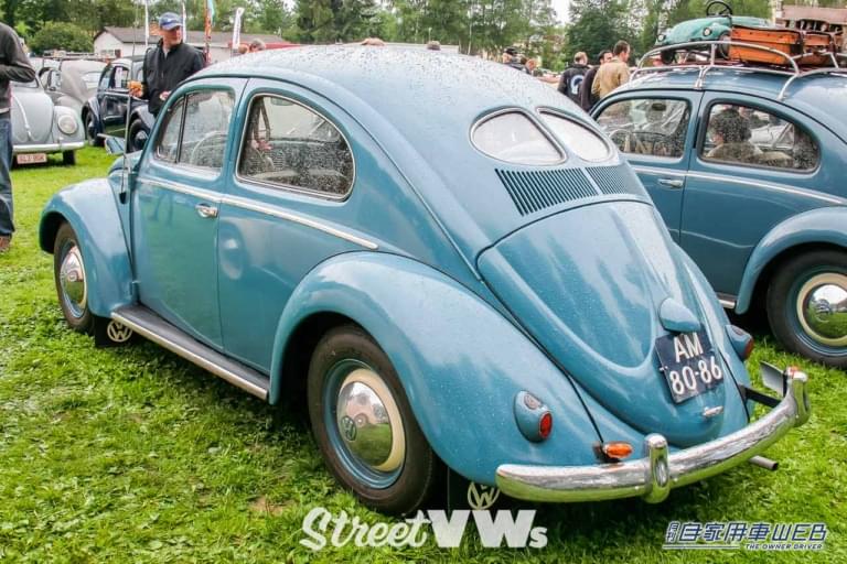 タイプワン|1952~1953年|最終型スプリット“ツヴィッター”|リヤ|空冷VWビートル 外見の変遷<前編1938〜1964>