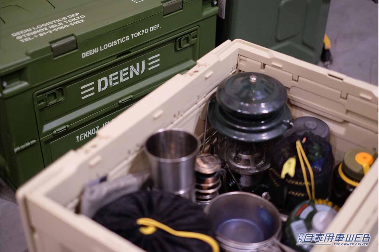 | コンテナを重ねたままでも物の出し入れが可能な横開き機能が嬉しい