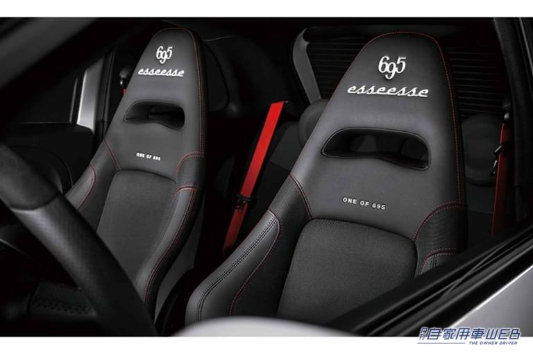 ABARTH 695 esseesse|サベルト製スポーツシート|アバルトから高性能の証である“695”の名を冠する、400台のリミテッドエディションが発売