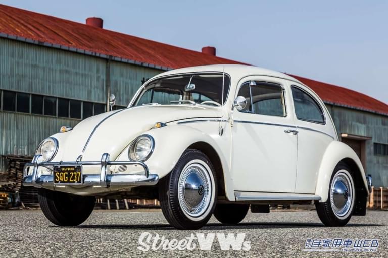 タイプワン|1962~1964年式初期|中期型スモールスクウェア(北米仕様)|フロント|空冷VWビートル 外見の変遷<前編1938〜1964>
