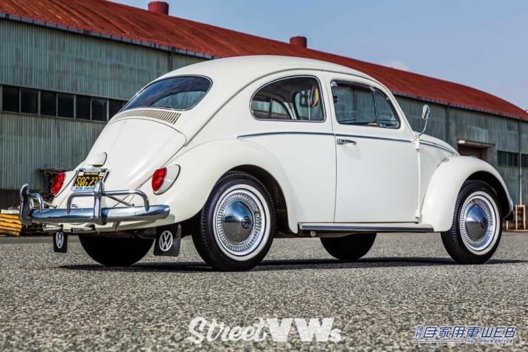 タイプワン|1962~1964年式初期|中期型スモールスクウェア(北米仕様)|リヤ|空冷VWビートル 外見の変遷<前編1938〜1964>