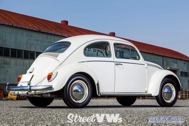 タイプワン|1962~1964年式初期|中期型スモールスクウェア(ヨーロッパ仕様)|リヤ|空冷VWビートル 外見の変遷<前編1938〜1964>