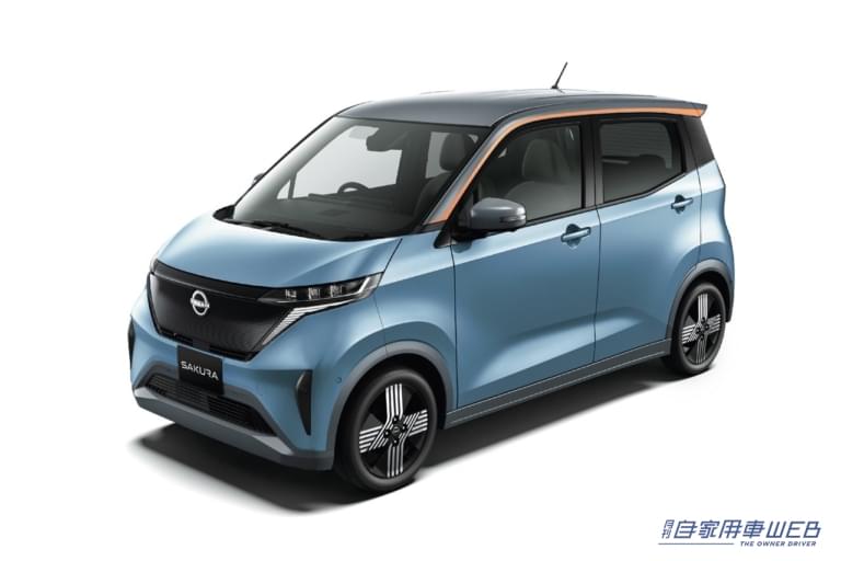 日産|サクラ|ソルベブルー|チタニウムグレー 2トーン|補助金込みで実質約178万円! 電気自動車普及への弾みになるか!? 日産新型軽EV「サクラ」誕生!!! 2022年夏より販売開始