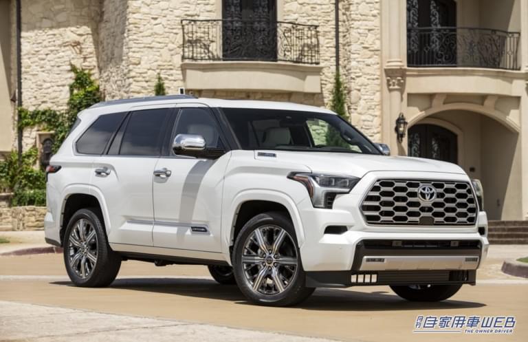 米国トヨタ 新型フルサイズ3列シートsuv セコイア の希望小売価格をアナウンス 22年晩夏発売開始 月刊自家用車web 厳選クルマ情報 米国トヨタ 新型フルサイズ3列シートsuv セコイア の希望小売価格をアナウンス 22年晩夏発売開始 月刊自家用車web 厳選クルマ情報