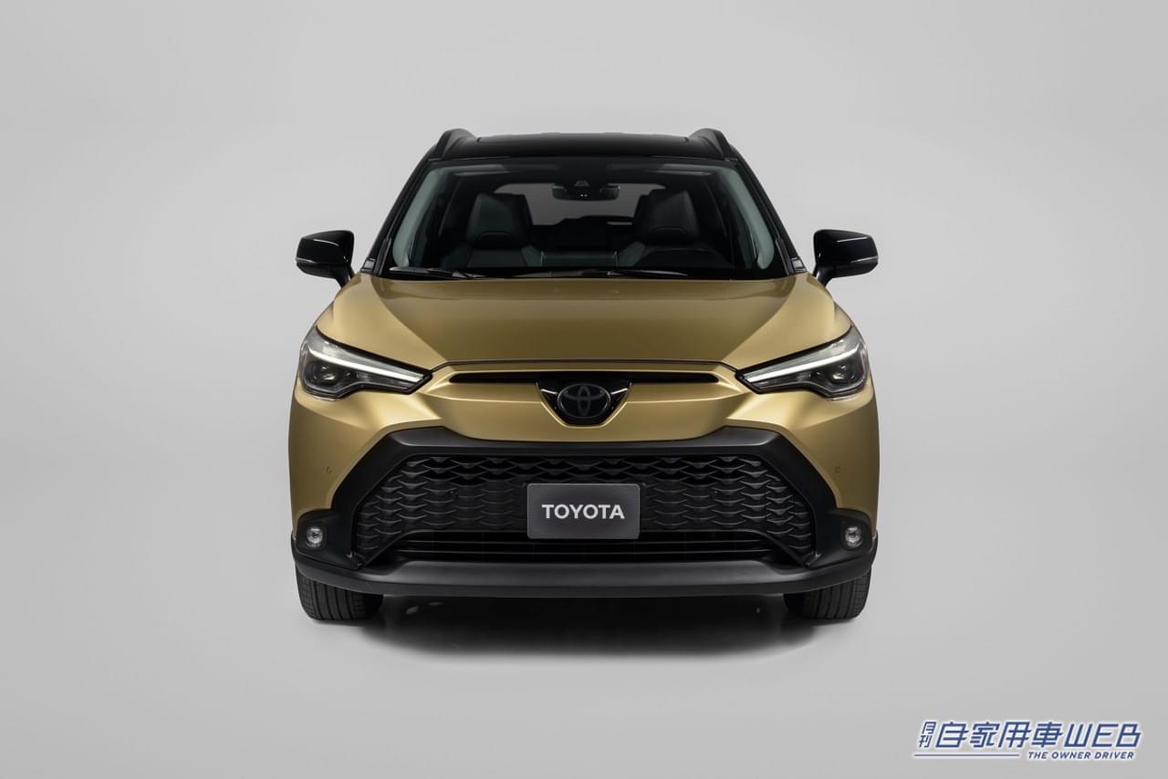 |カローラクロス米国仕様にハイブリッドを2023年モデルとして追加。フロントマスクは日本仕様と同じで全車AWD仕様に