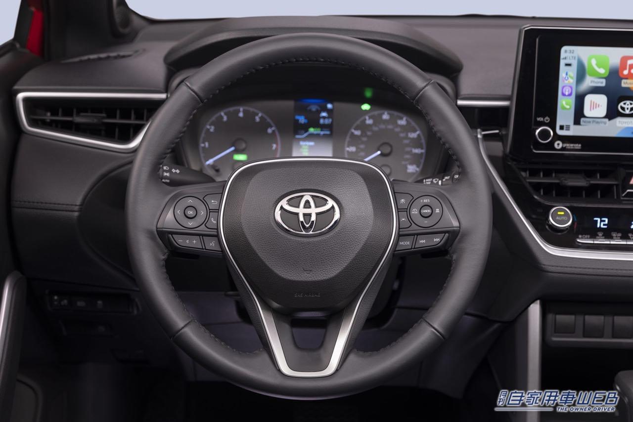 |カローラクロス米国仕様にハイブリッドを2023年モデルとして追加。フロントマスクは日本仕様と同じで全車AWD仕様に