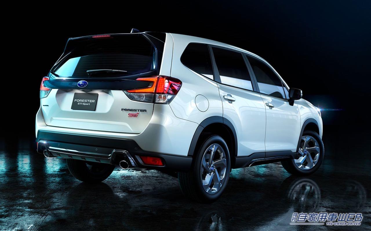 |SUBARUフォレスター「STI Sport」を公開。スポーツセダンのような走りで2022年夏デビュー