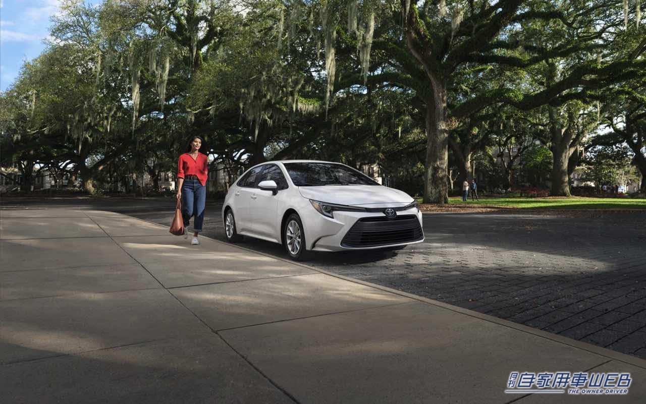 |米国トヨタ、カローラ2023年モデル発表。改良型ハイブリッドは日本向けにも搭載か!?