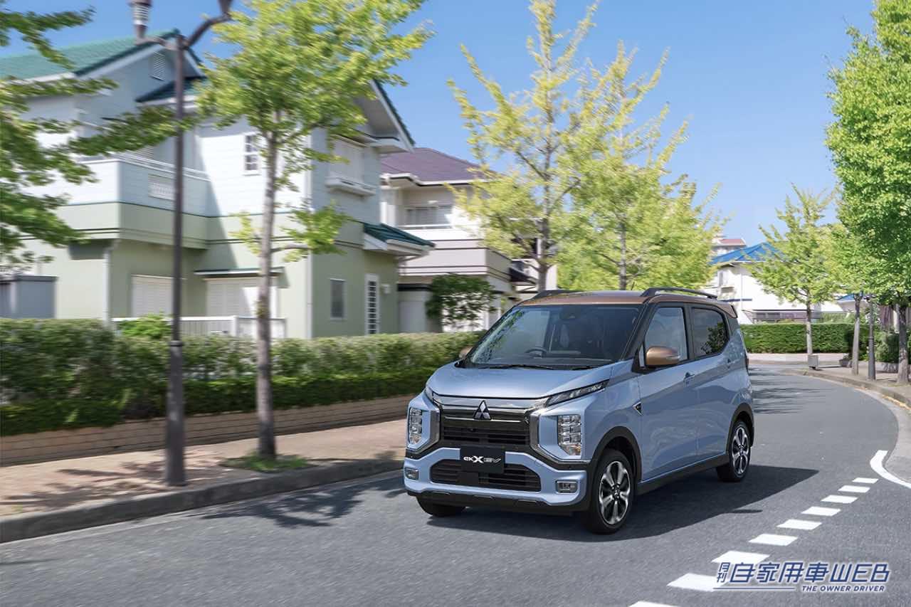 |三菱自動車本社ショールームで「eKクロスEV」の発表を記念してパイクスピーク展を開催