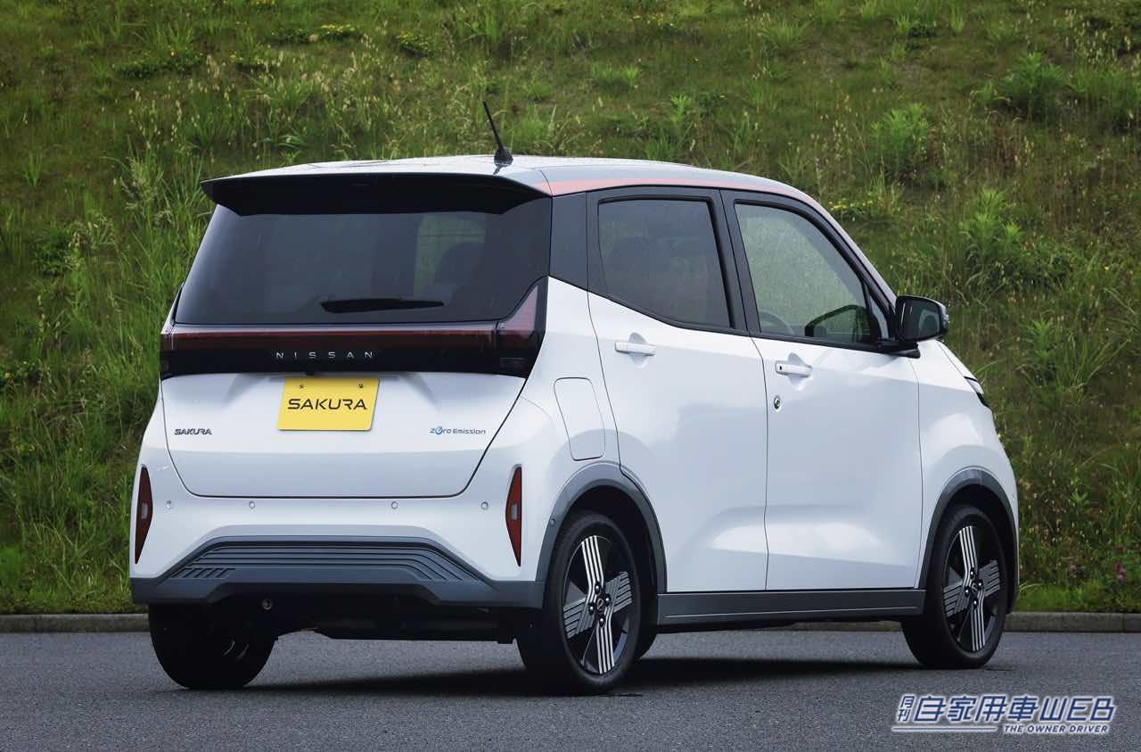 |軽の電気自動車、日産「サクラ」の受注台数が5万台を突破!