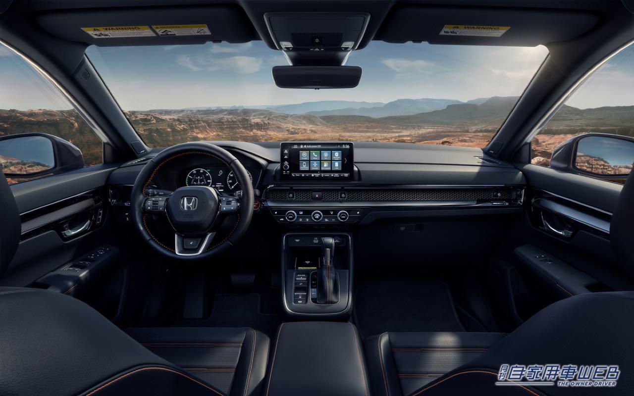 |ホンダ新型CR-Vのスポーティでモダンなインパネデザインを公開。詳細は7月12日に明らかになる!!