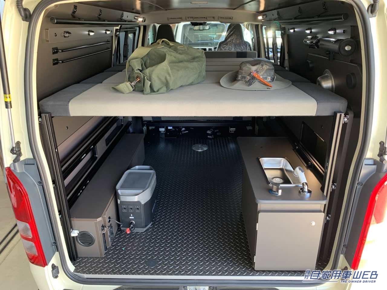 |ハイエースベースの「ホビクル・オーバーランダーIV」に新法規対応、全高1.98mの8ナンバー車が登場