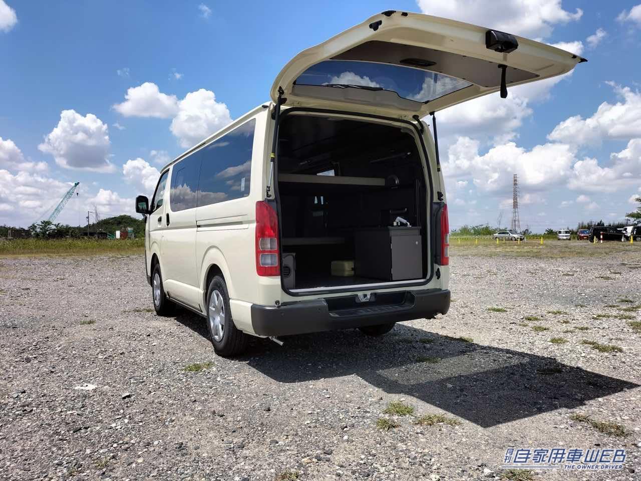 |ハイエースベースの「ホビクル・オーバーランダーIV」に新法規対応、全高1.98mの8ナンバー車が登場