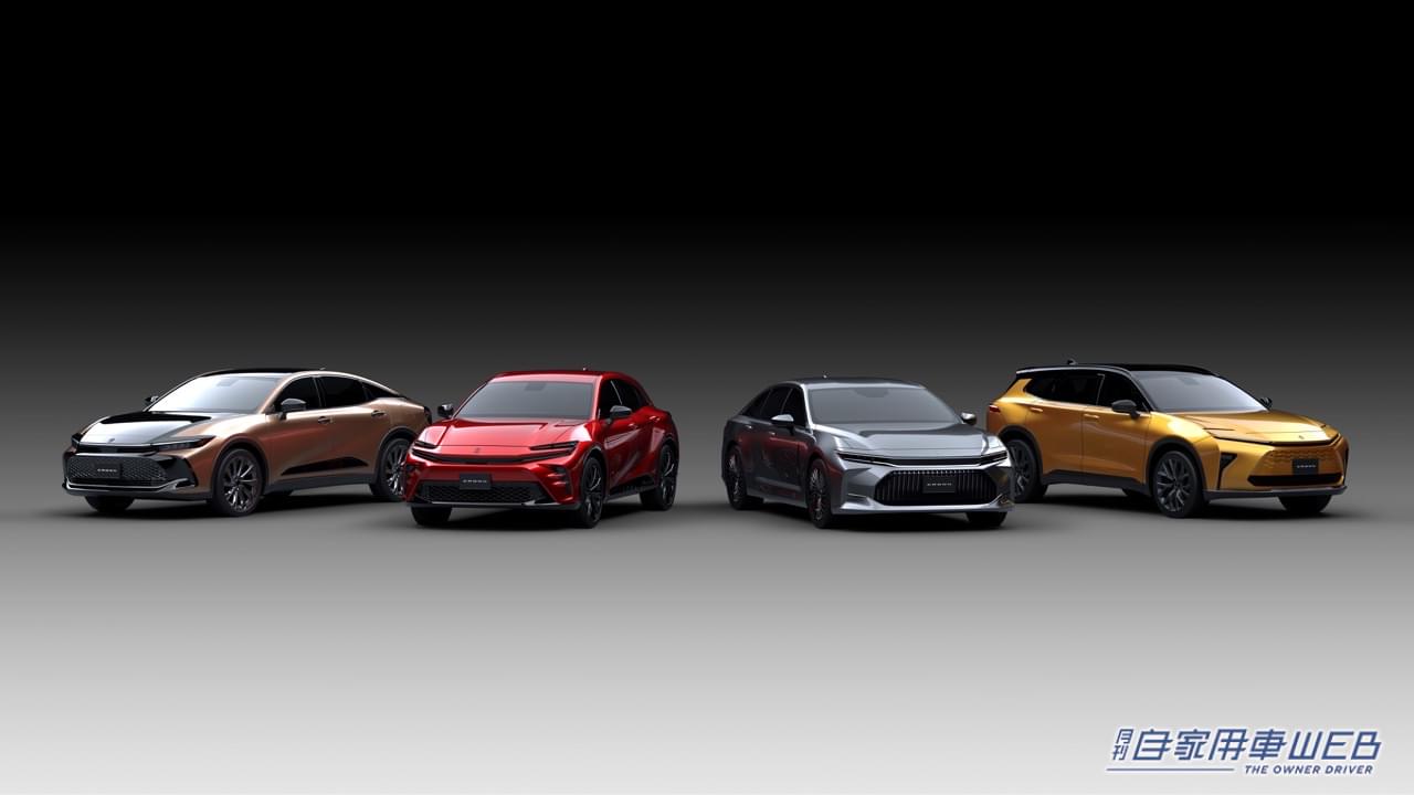 |発表したばかりのトヨタ新型「クラウン」を六本木ヒルズで実車展示。7月16日(土)〜18日(月・祝)まで