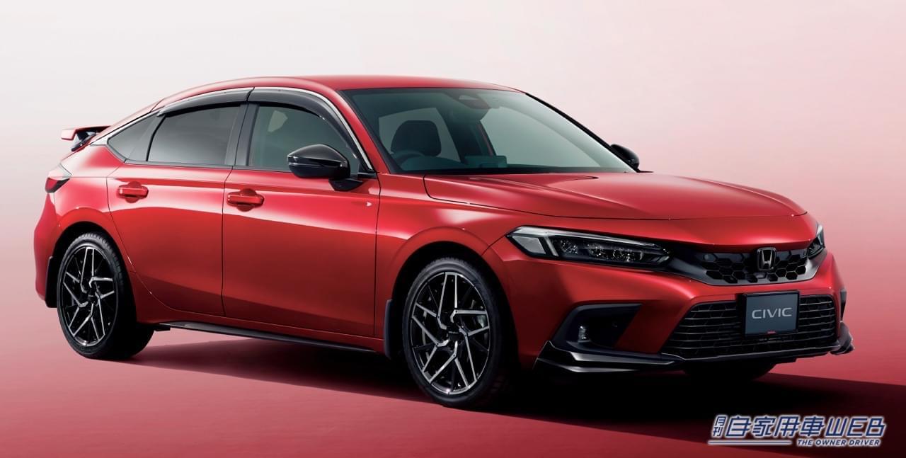 |ホンダアクセス純正アクセサリーが新型「シビックe:HEV」に対応。シビックの人気アクセサリー1位はテールゲートスポイラー