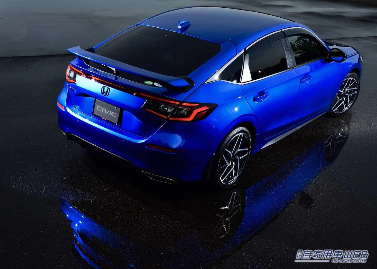 |ホンダアクセス純正アクセサリーが新型「シビックe:HEV」に対応。シビックの人気アクセサリー1位はテールゲートスポイラー