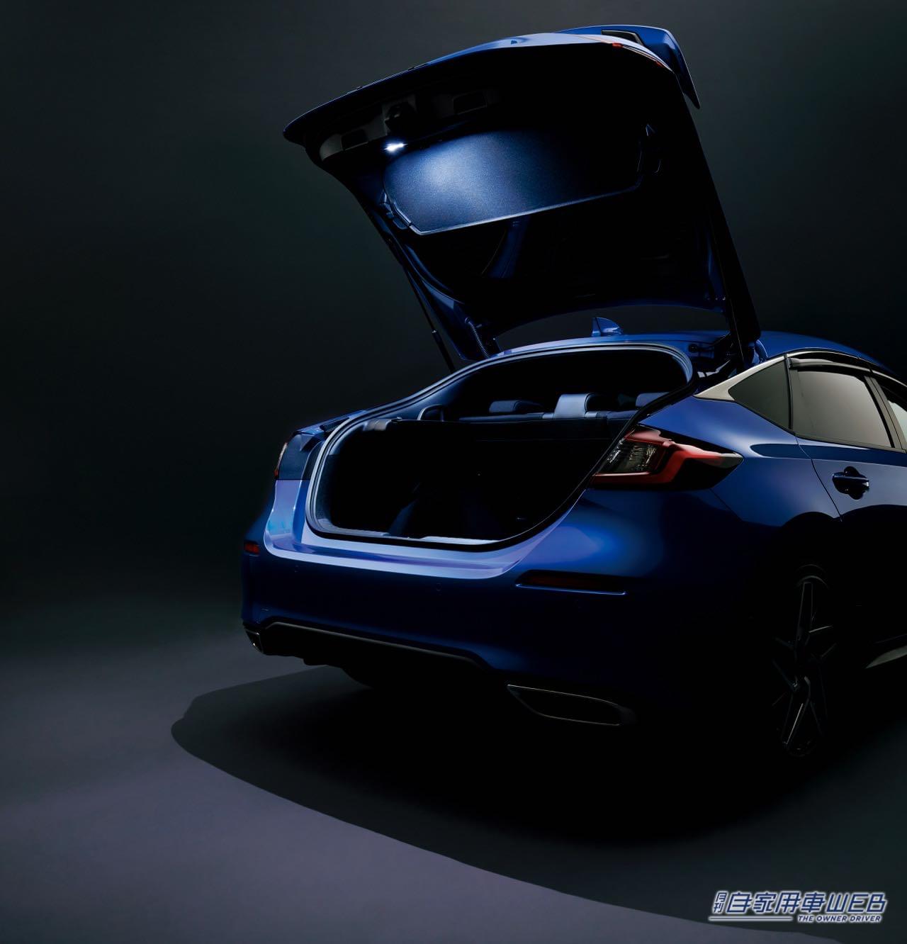 |ホンダアクセス純正アクセサリーが新型「シビックe:HEV」に対応。シビックの人気アクセサリー1位はテールゲートスポイラー