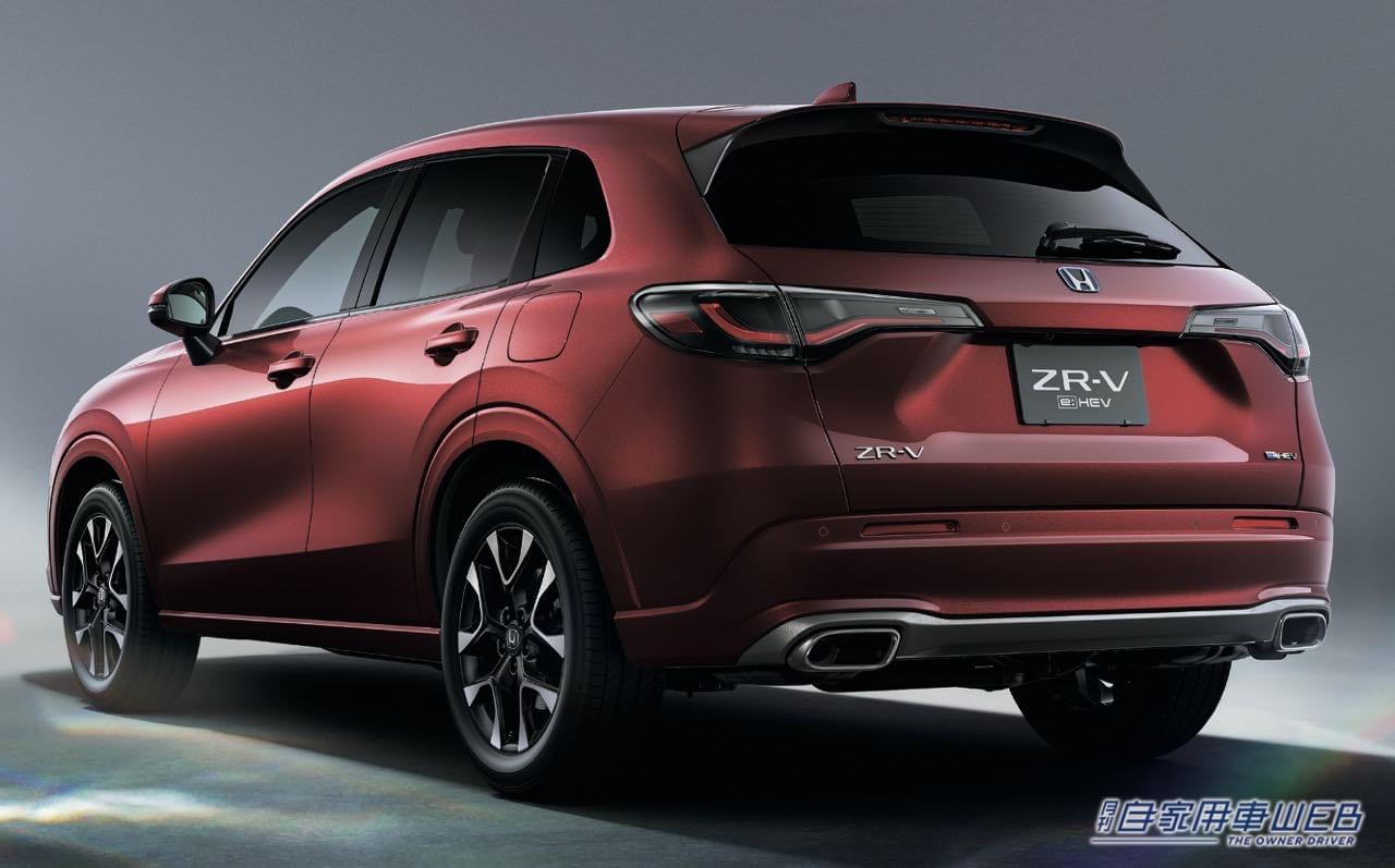 |ホンダ、新型SUV「ZR-V(ゼットアールブイ)」を先行公開。日本専用のフロントグリルを確認。予約は9月からスタート!