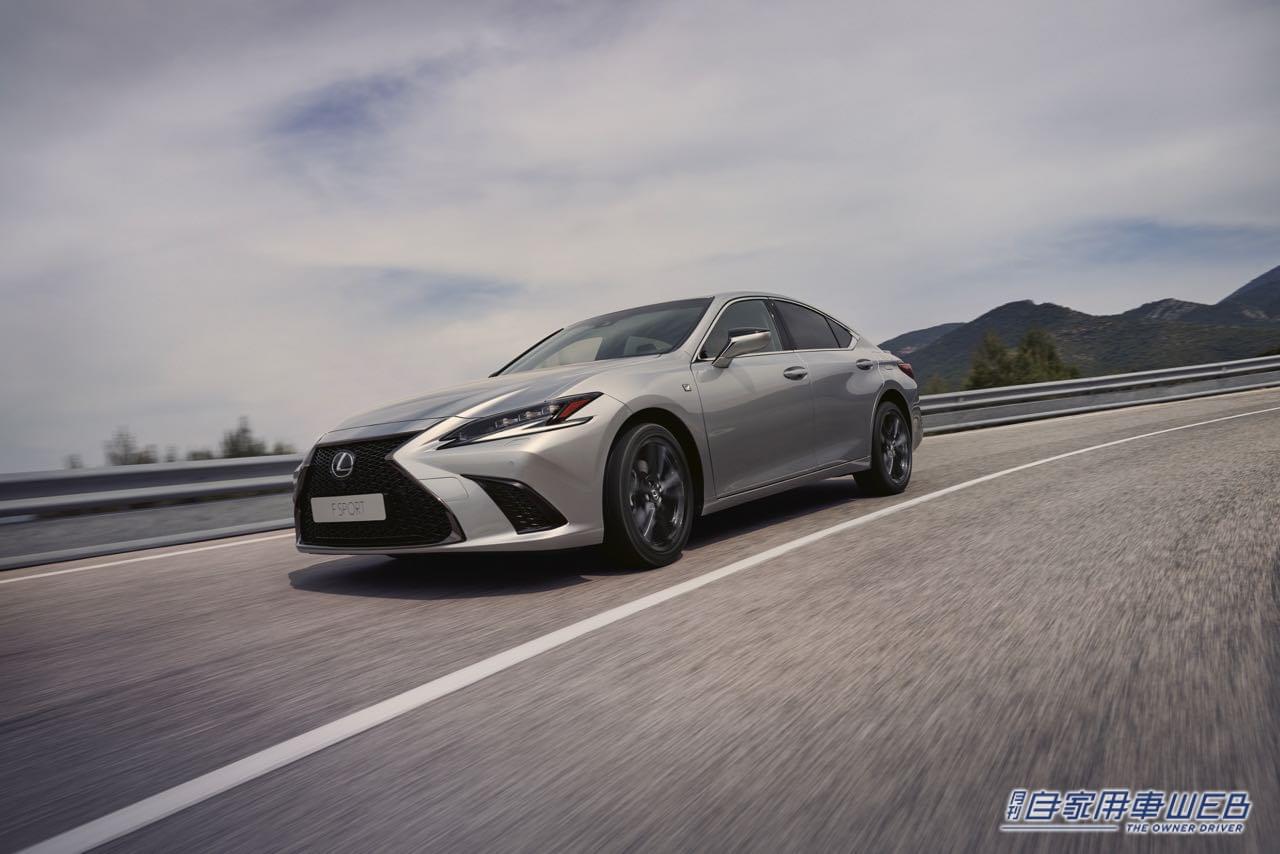 |欧州レクサス、「レクサスES」の2023年モデルを発表。コネクテッドを強化し、音声アシスタントの「Hey Lexus」を搭載