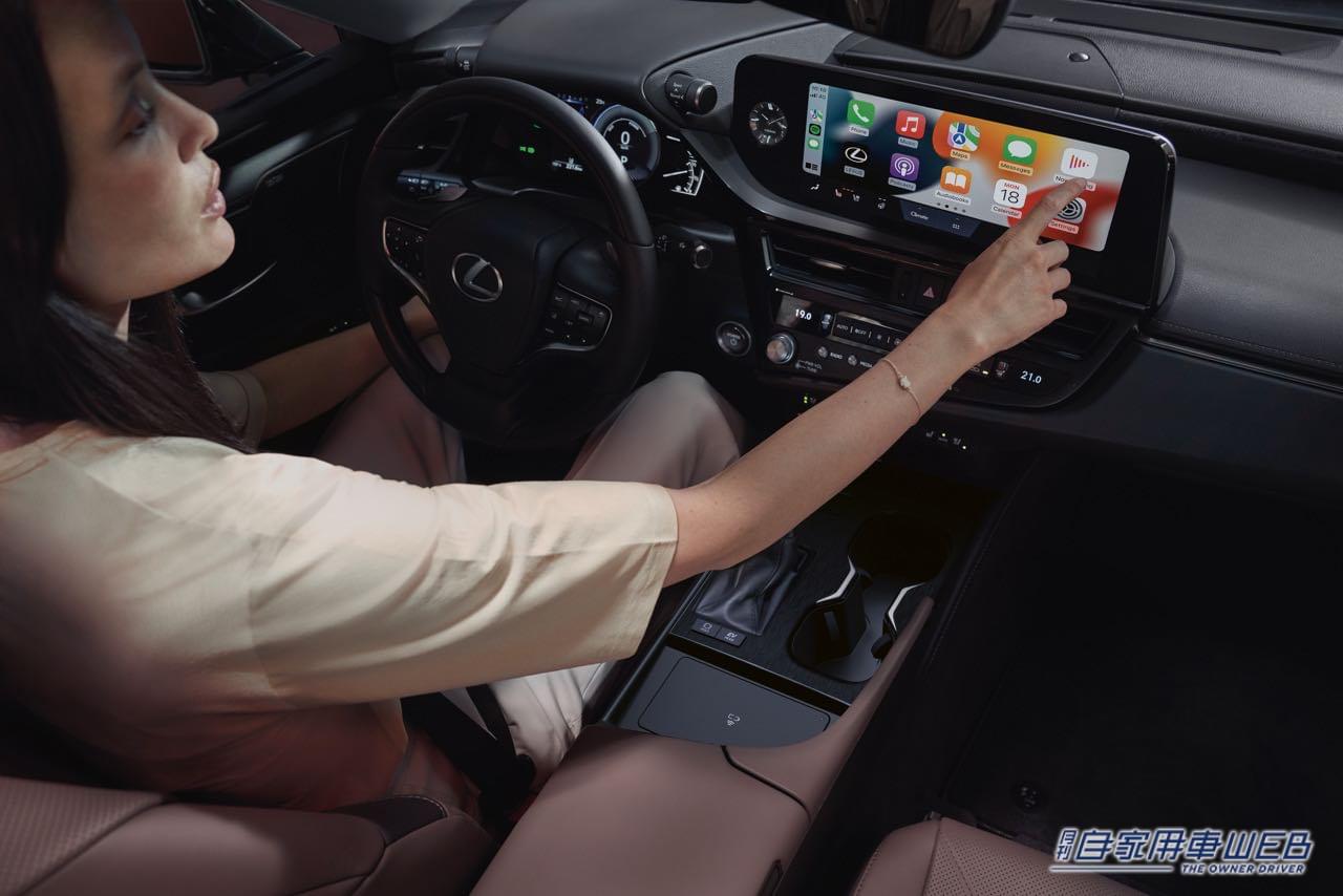 |欧州レクサス、「レクサスES」の2023年モデルを発表。コネクテッドを強化し、音声アシスタントの「Hey Lexus」を搭載