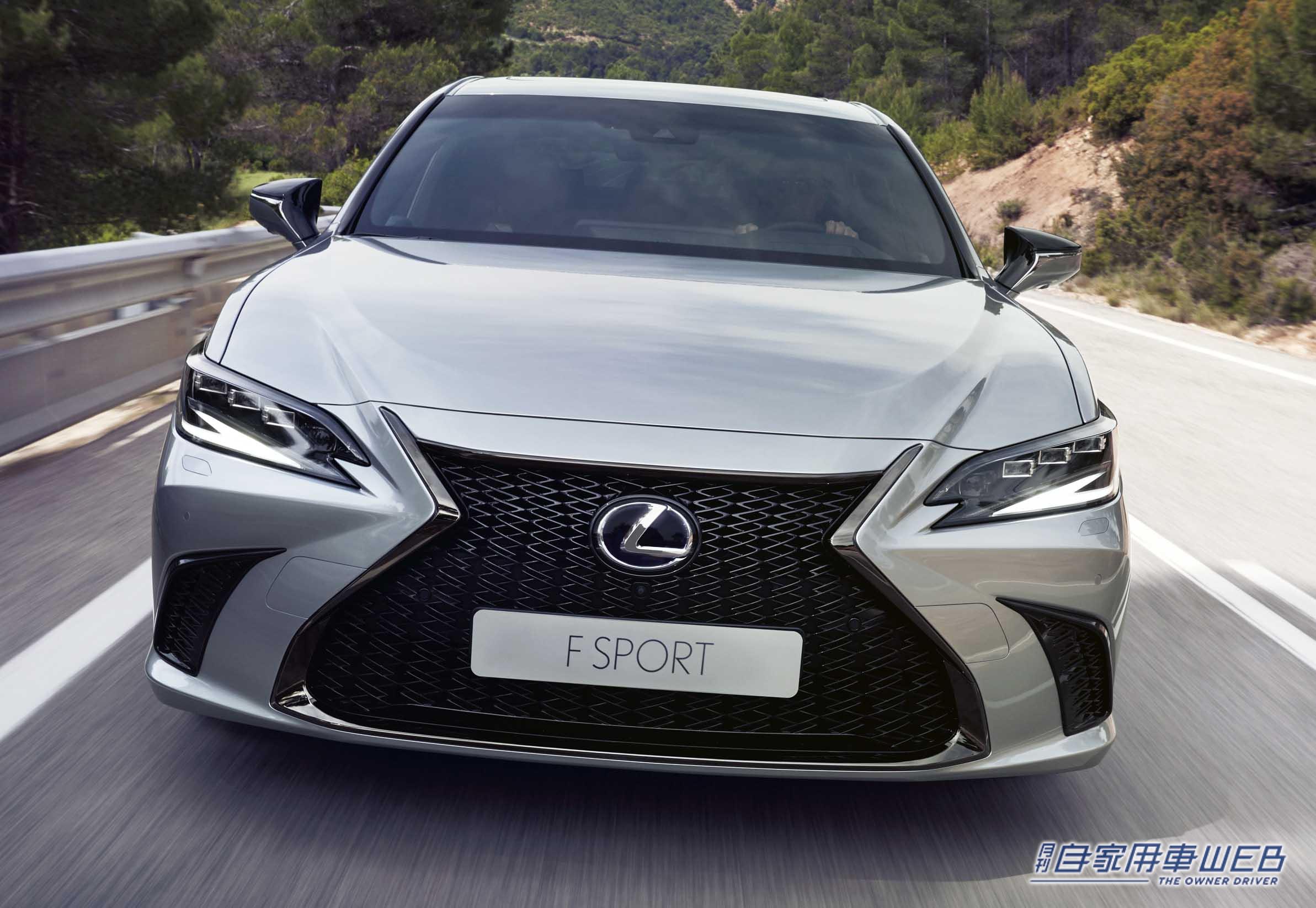 |欧州レクサス、「レクサスES」の2023年モデルを発表。コネクテッドを強化し、音声アシスタントの「Hey Lexus」を搭載