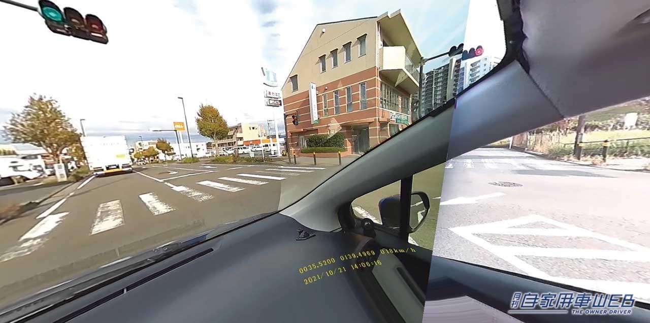 |少ないゆがみで360°を見渡せるドラレコ【CELLSTAR CD-30】