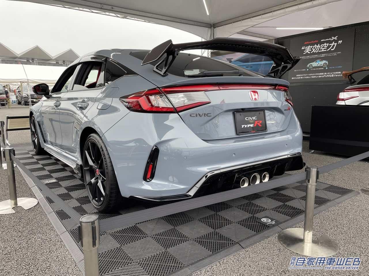 |テーマは「実効空力」、ホンダアクセスのCIVIC TYPE R 純正アクセサリー装着車が初公開