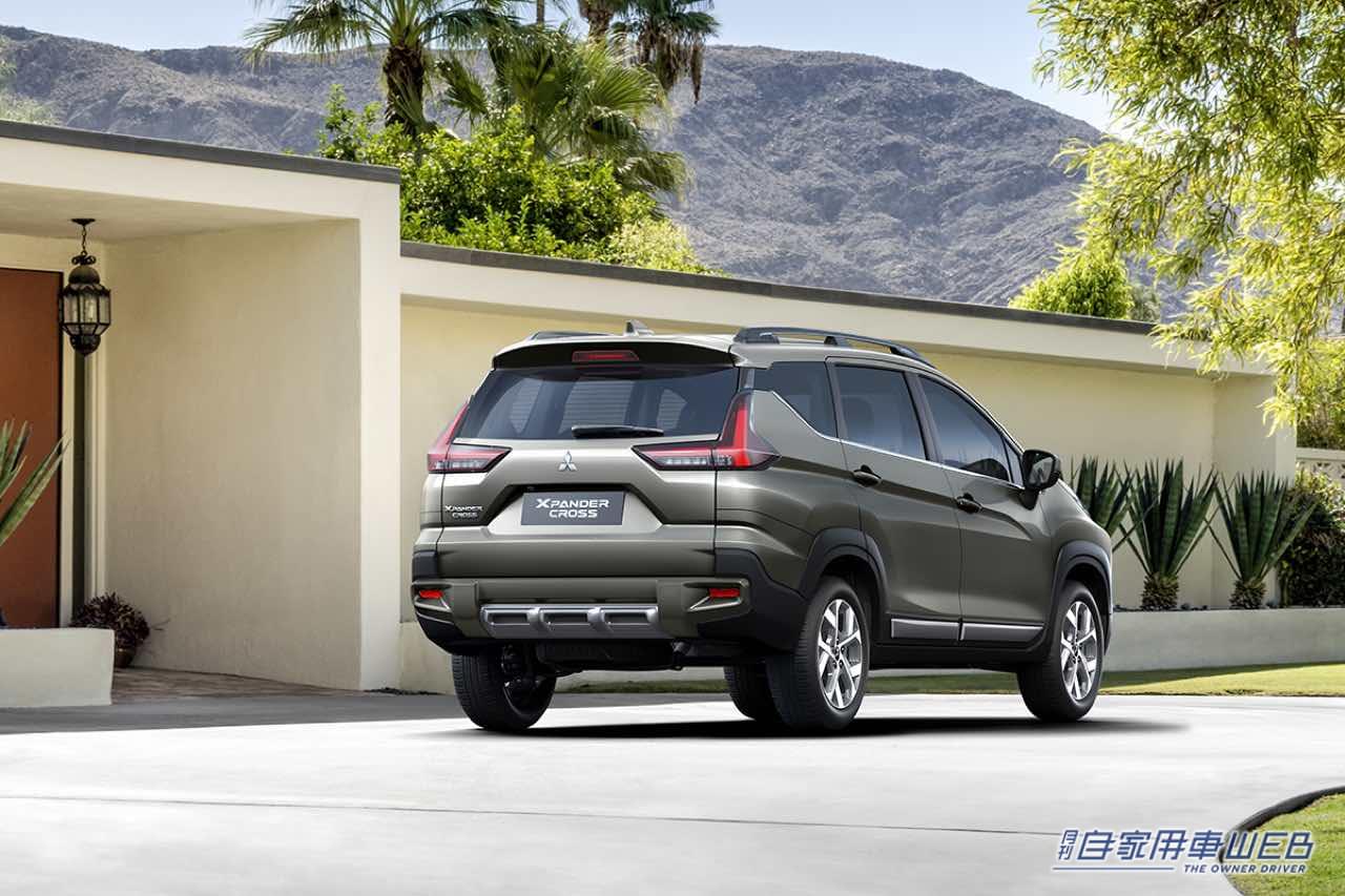 |大型グリルとガードバー形状のバンパーでSUVらしい力強いスタイリングを実現!三菱自動車、新型クロスオーバーMPV『エクスパンダー クロス』をインドネシアで発表