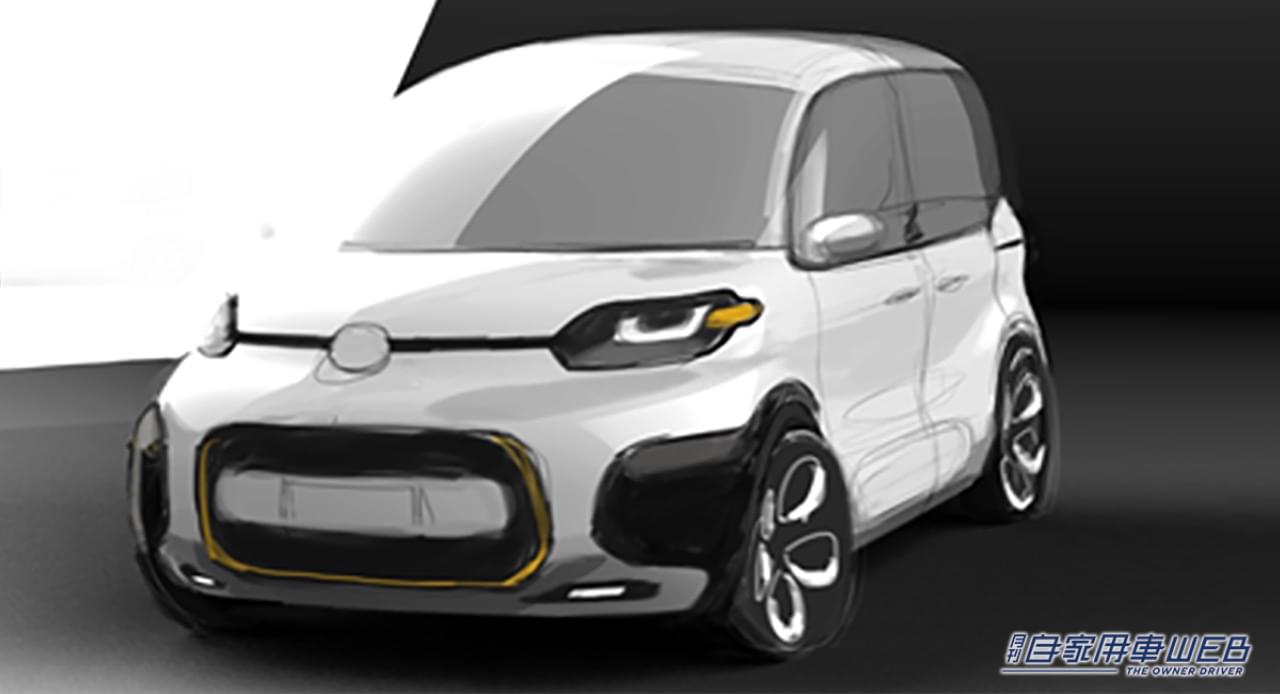 |気兼ねなく使えるツール感溢れるデザインを目指した、トヨタ新型シエンタのデザインスケッチを公開