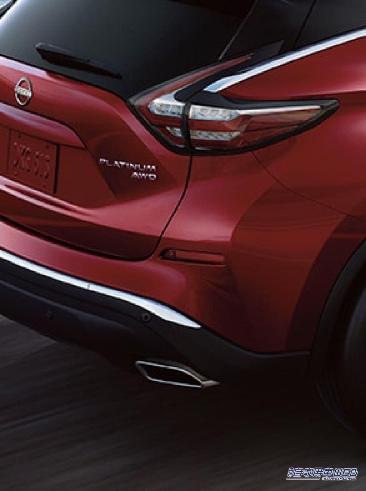 |米国日産、ラグジュアリーSUV「ムラーノ」の2023年モデルを発表。NISSANエンブレムを新デザインに!