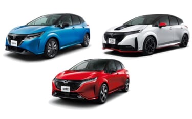 日産、「ノート」と「ノート オーラ」、 「ノート オーラNISMO」を一部仕様向上し2022年秋発売。多彩な新ボディカラーを設定
