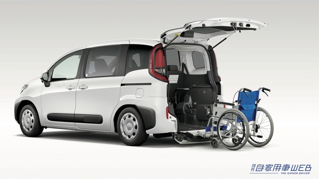 |トヨタ、新型「シエンタ」デビューと同時に福祉車両「ウェルキャブ」も発表。要望の高いハイブリッドモデルの設定を拡充