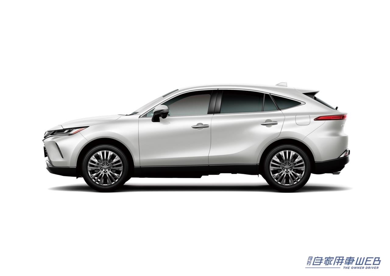 |人気のハリアー、遂にプラグインハイブリッドが新設定! 特徴的な専用フロントグリルを採用