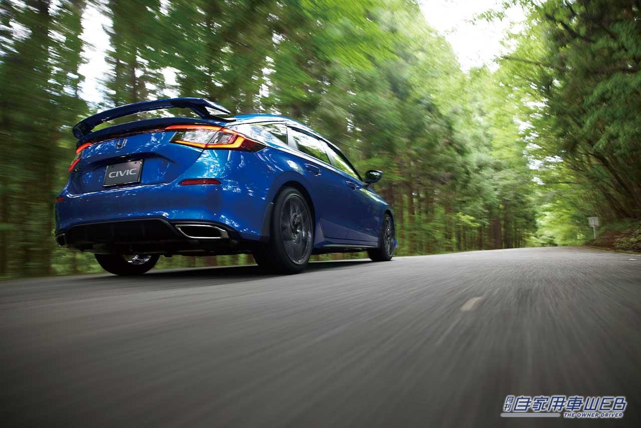 |洗練されたスポーティなシルエットが胸熱、ホンダ「シビックe:HEV」を純正アクセサリーでグレードアップ