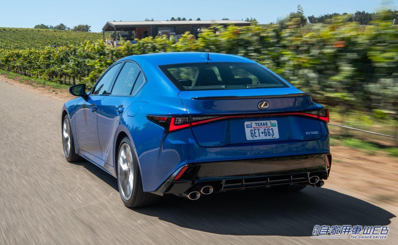 |レクサスIS500海外試乗インプレッション。絶滅危惧種の5.0V8は、ひとたびアクセルを踏むとさく裂するパワー感が魅力