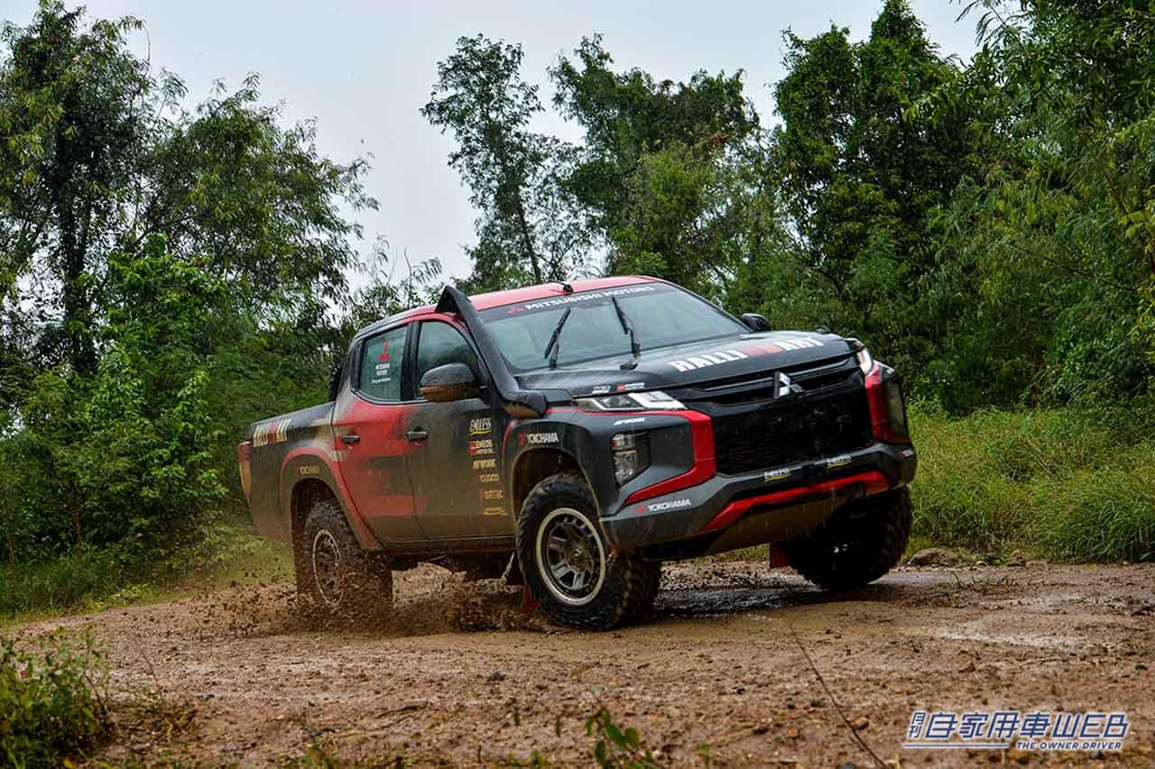 |「チーム三菱ラリーアート」がアジアクロスカントリーラリー2022の参戦体制を発表