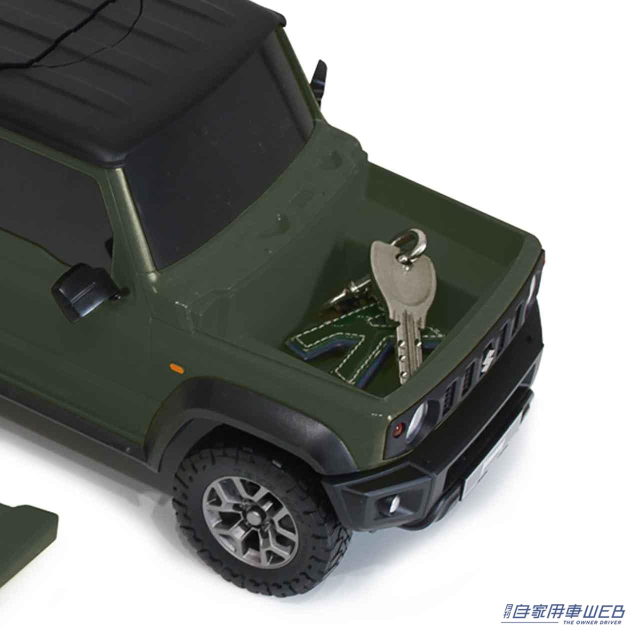 |スズキ ジムニーシエラが1/12スケールのウェットティッシュケースとなって登場!猫草だって入るぞ!
