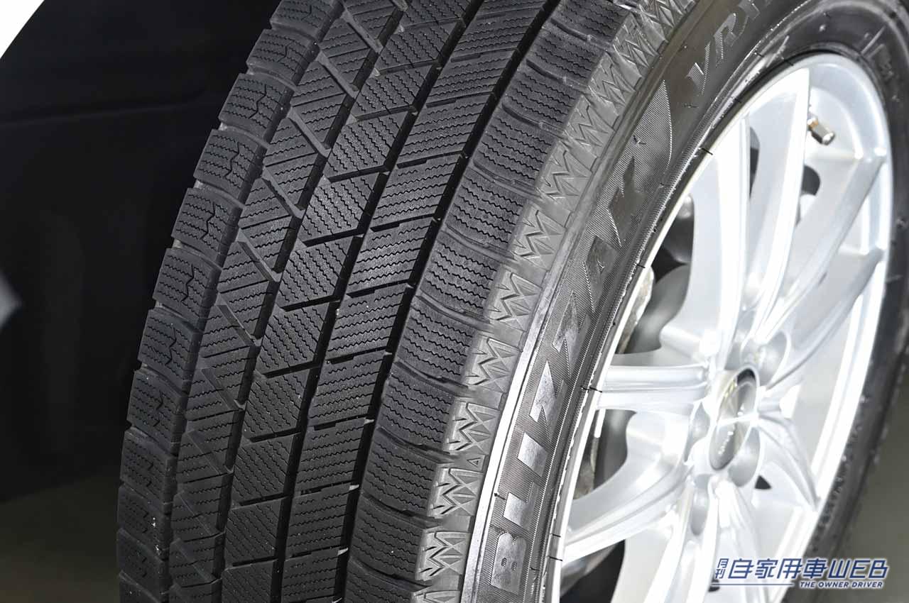 |新開発の発泡ゴムが性能向上に貢献、BSのトップエンドモデル【VRX3】