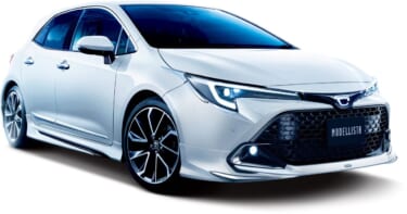 新型カローラスポーツがこんなに変わる! やっぱりカッコいい、モデリスタのカスタマイズアイテムが登場!