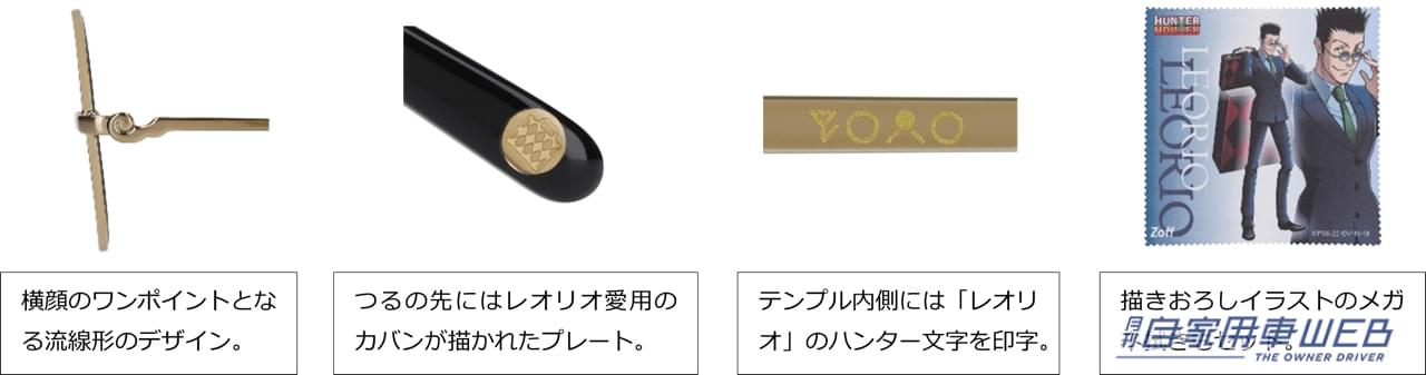 |連載再開の『HUNTER×HUNTER』とZoffが初コラボ! ドライブ用に1本いかが? レオリオモデルの再現度は神!