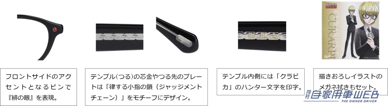 |連載再開の『HUNTER×HUNTER』とZoffが初コラボ! ドライブ用に1本いかが? レオリオモデルの再現度は神!