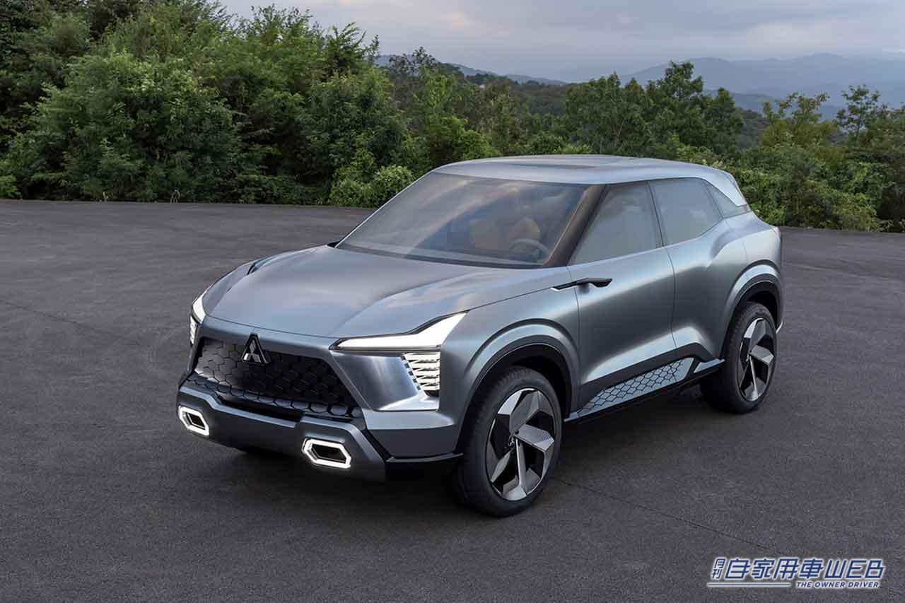 |三菱のコンパクトSUVコンセプトカー『MITSUBISHI XFC CONCEPT』が世界初披露、アウトドアシーンでも存在感を発揮する本格的なSUV
