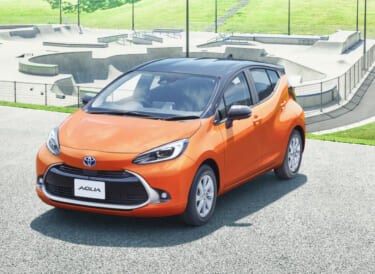 トヨタ アクアが一部改良、走りと機能美を追求したGR SPORTも追加!