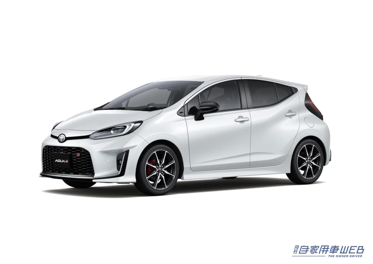 |トヨタ アクアが一部改良、走りと機能美を追求したGR SPORTも追加!