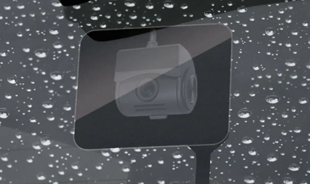 KEIYO新商品 雨天時のドラレコやデジタルミラーの後方映像をしっかり