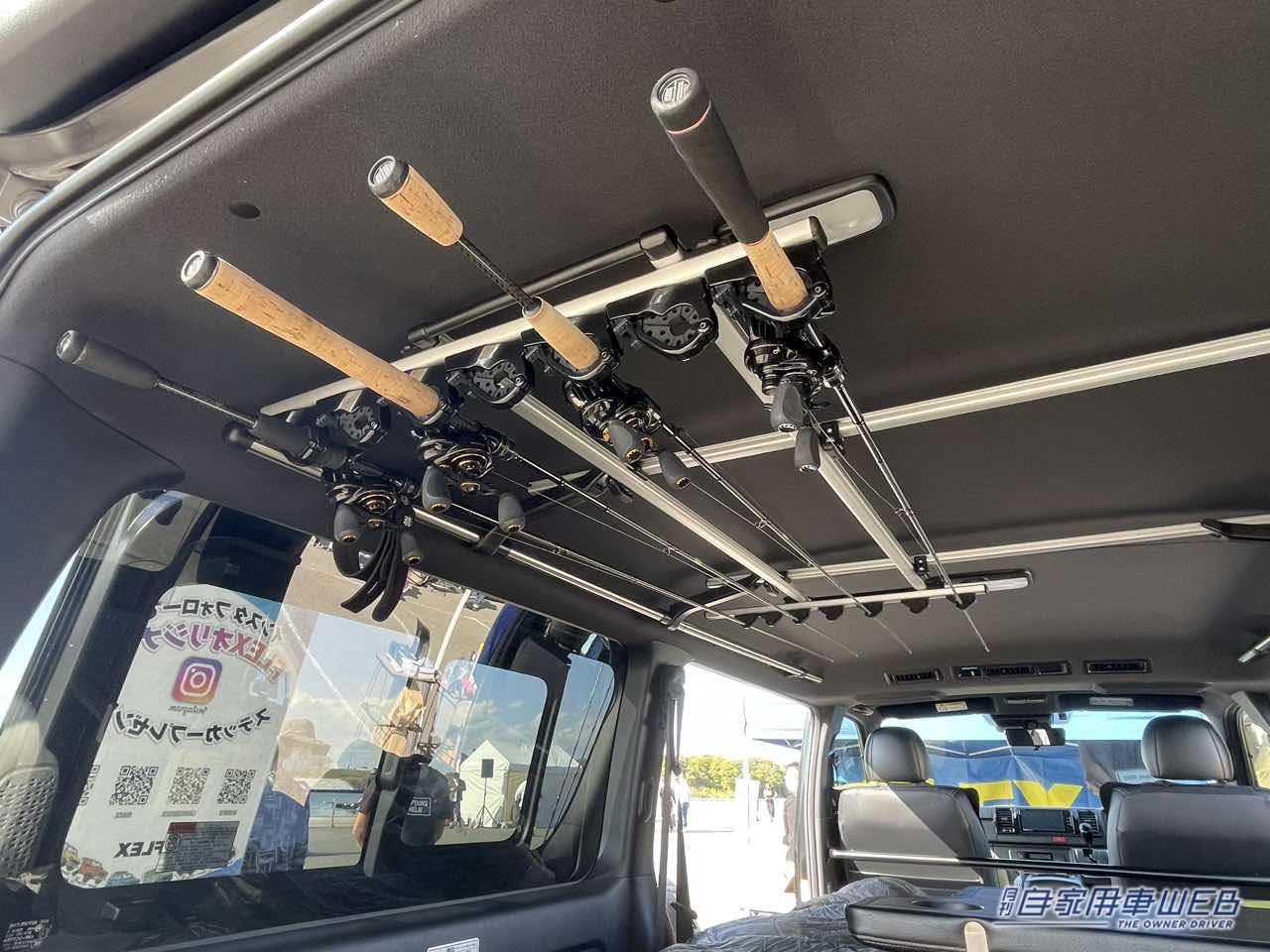 |街乗りでも超イケてる! FLEXの釣り専用ハイエース「FLEX FISHING VAN」は釣り人目線で見ても超実戦仕様!