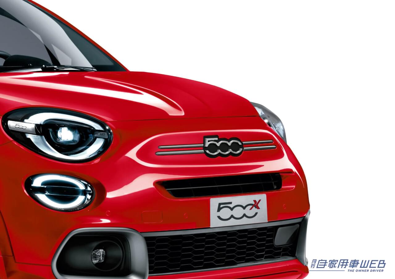 |500のテイストを引き継ぎながら、より可愛らしいデザインを採用! FIAT 500X Cross、500X Sportが発売